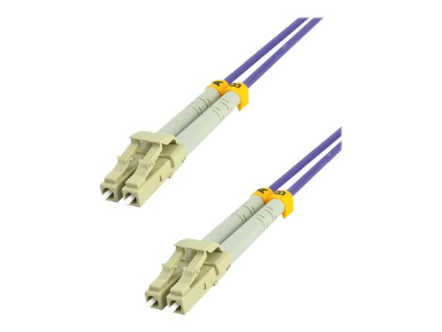 MCL Jarretière optique OM4 duplex 50/125 multimode OD 2 - LC / LC 3m