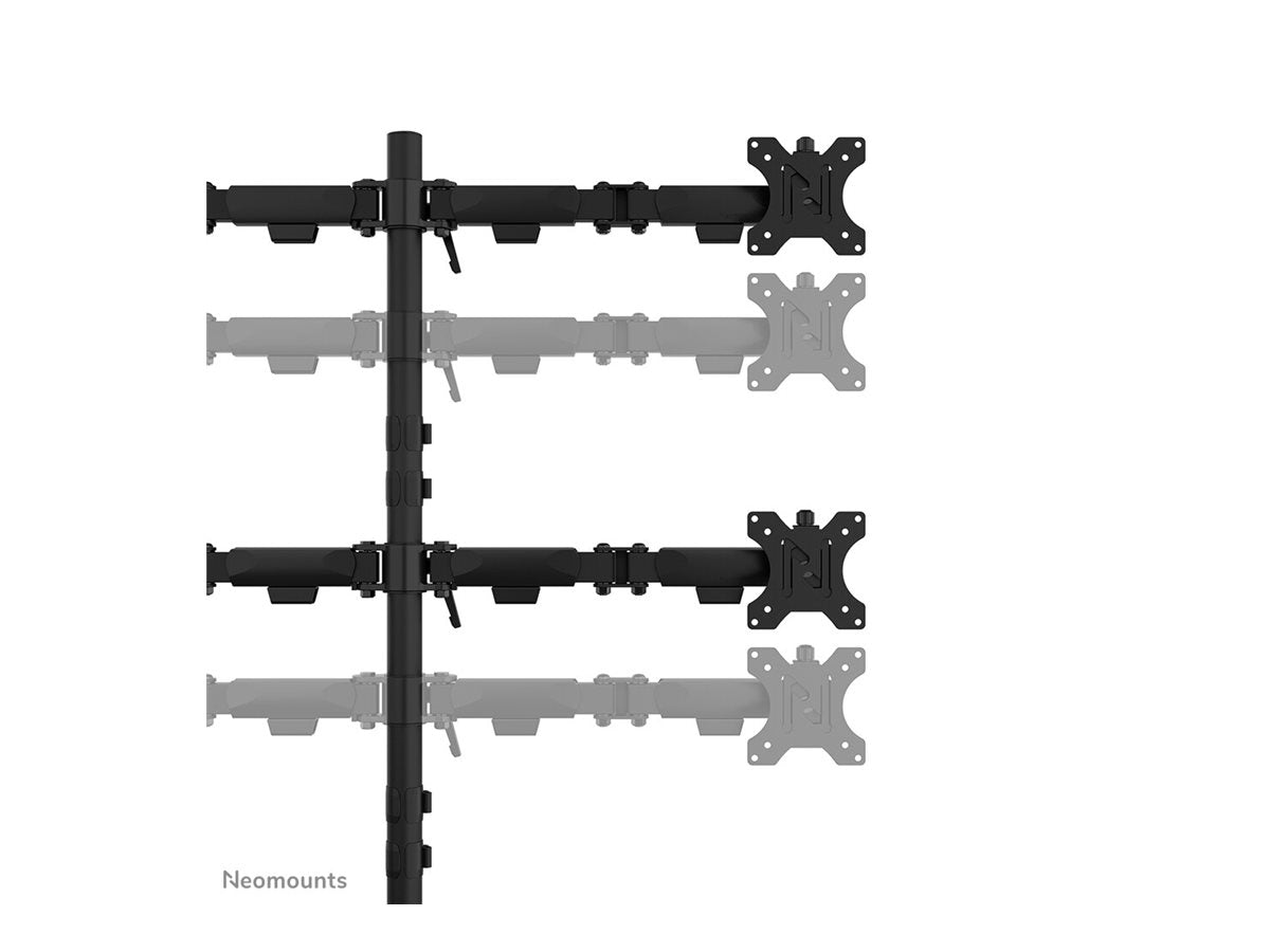 Neomounts DS60-600BL2-2 Quadruple monito