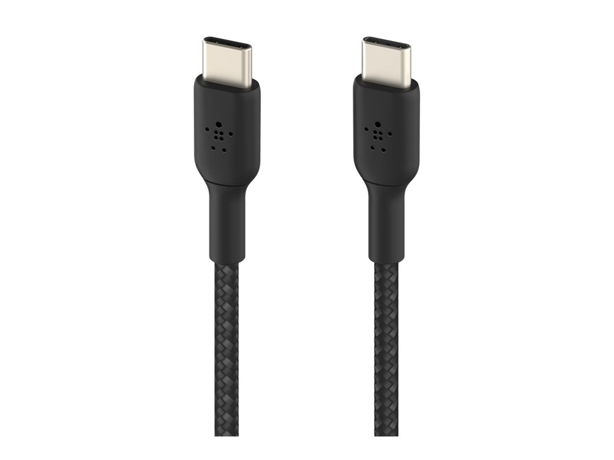 BELKIN BOOST CHARGE USB-C to USB-C 2.0 Cable Braided 1M Black