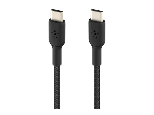 BELKIN BOOST CHARGE USB-C to USB-C 2.0 Cable Braided 1M Black