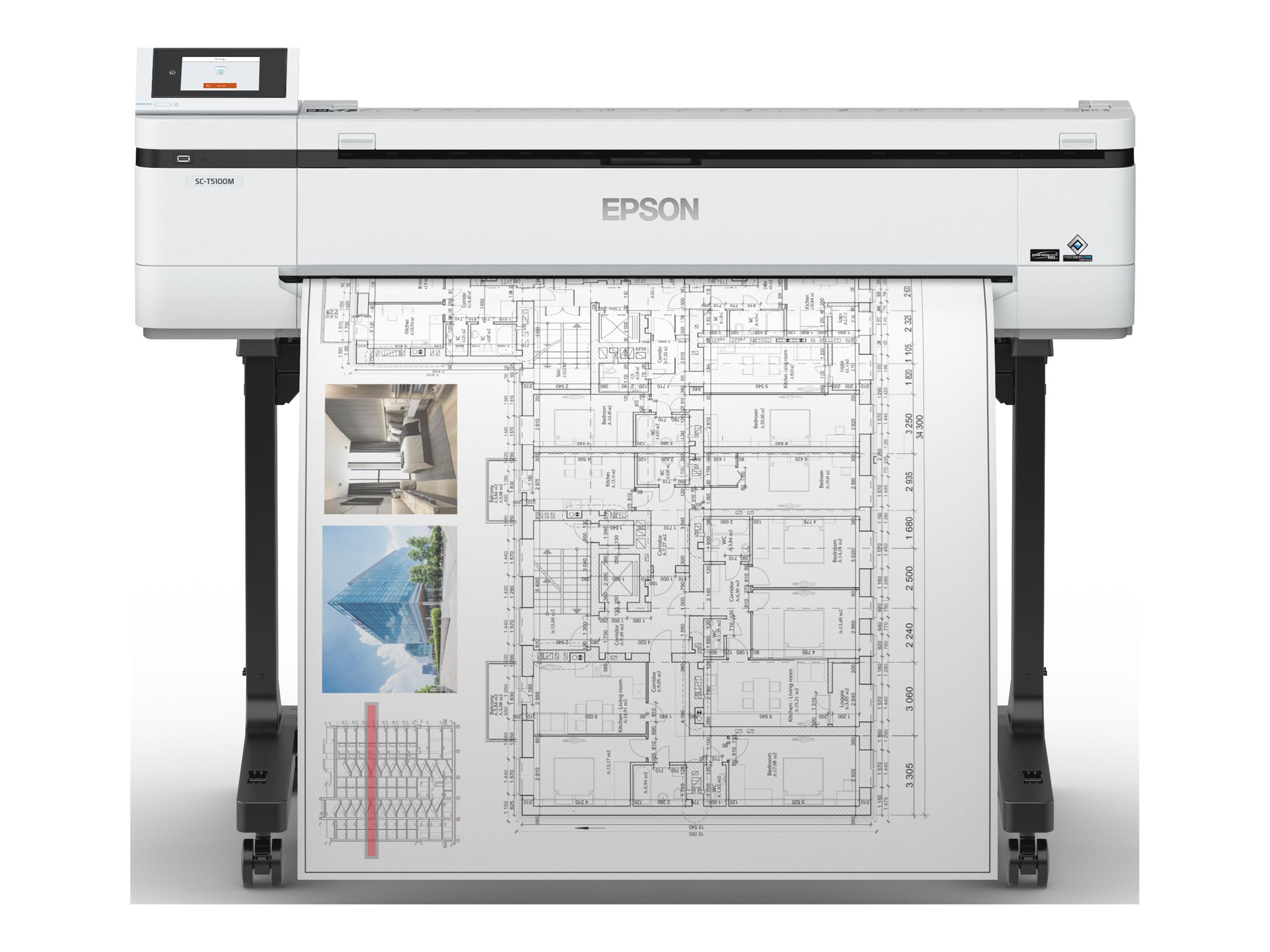 EPSON SureColor SC-T5100M 36inch MFP colour ink-jet Roll 91.4cm media USB 2.0 Gigabit LAN Wi-Fi