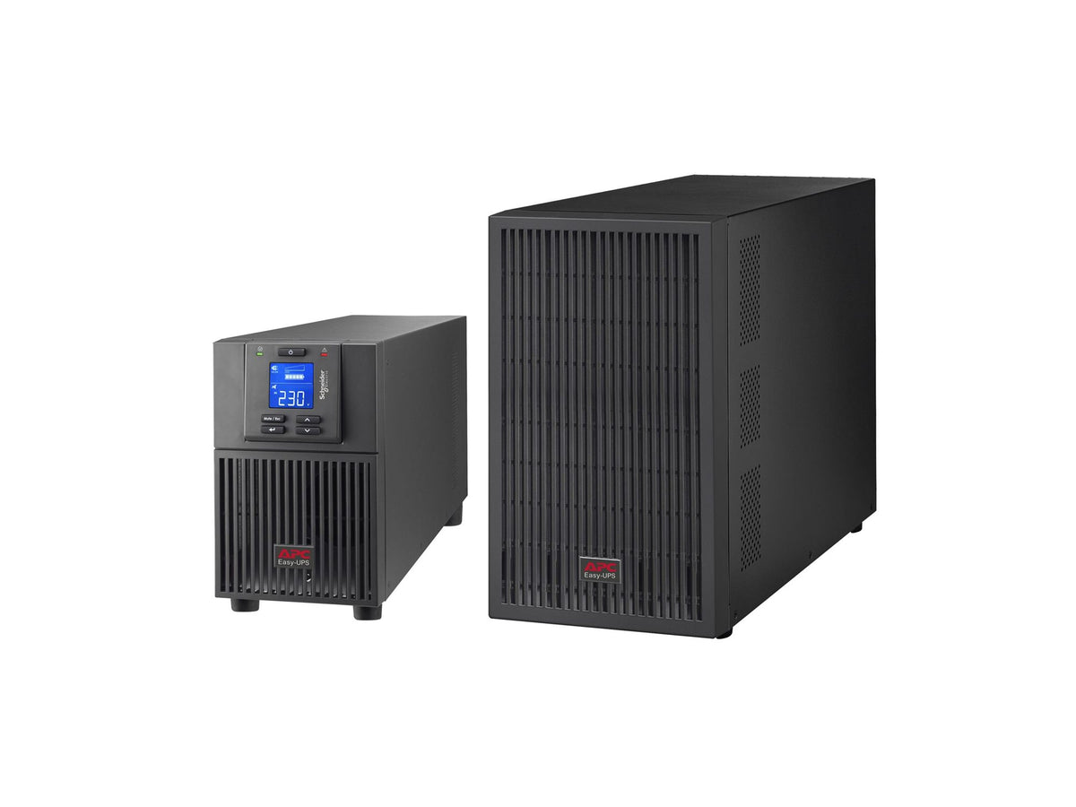 APC Easy UPS On-Line UPS tower extended runtime AC 220/230/240V 2700Watt 3000VA 1-phase lead acid USB serial oc 7 EU BK RAL 7010