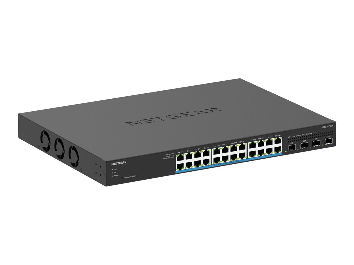 NETGEAR MS324TXUP - 1 year Insight Managed 24PT MG U60 POE++ SMART SWITCH + 4 SFP+ Ports