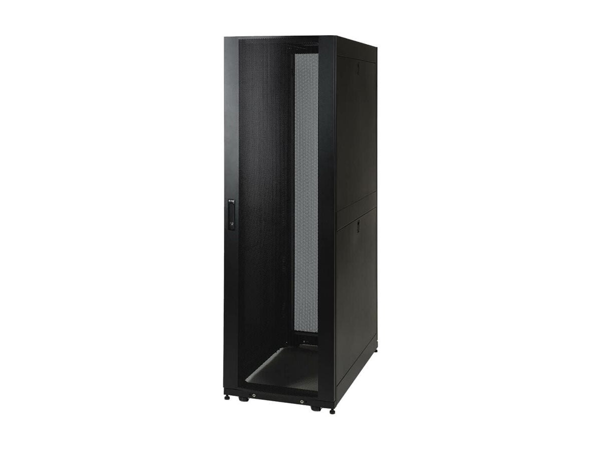 EATON TRIPPLITE 42U Rack Enclosure Server Cabinet Knock-Down w/ Doors & Sides Rack cabinet Black 42U 19