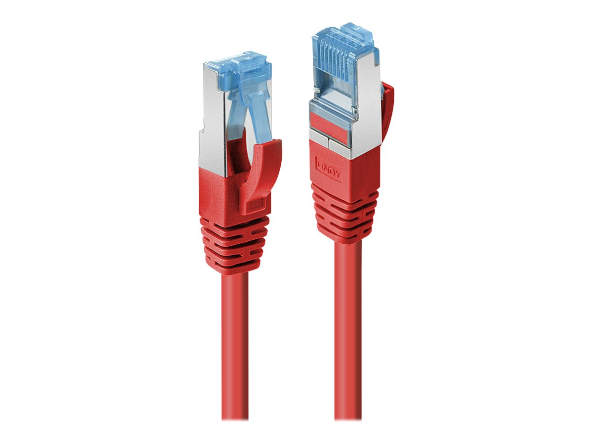 LINDY Cat.6A S/FTP LSOH Red 5m Patch Cable