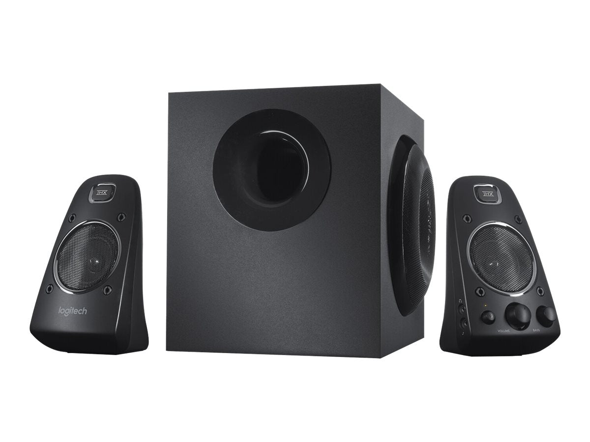 LOGITECH Z623 2.1 Speaker System Black UK PLUG ON AC CABLE