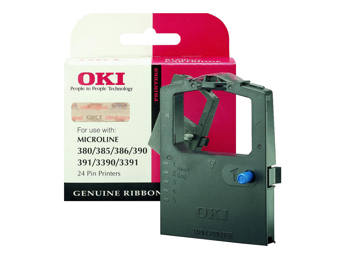 OKI MICROLINE 380 390 391 3390 3391 ruban encreur noir 2.000.000 caractères pack de 1
