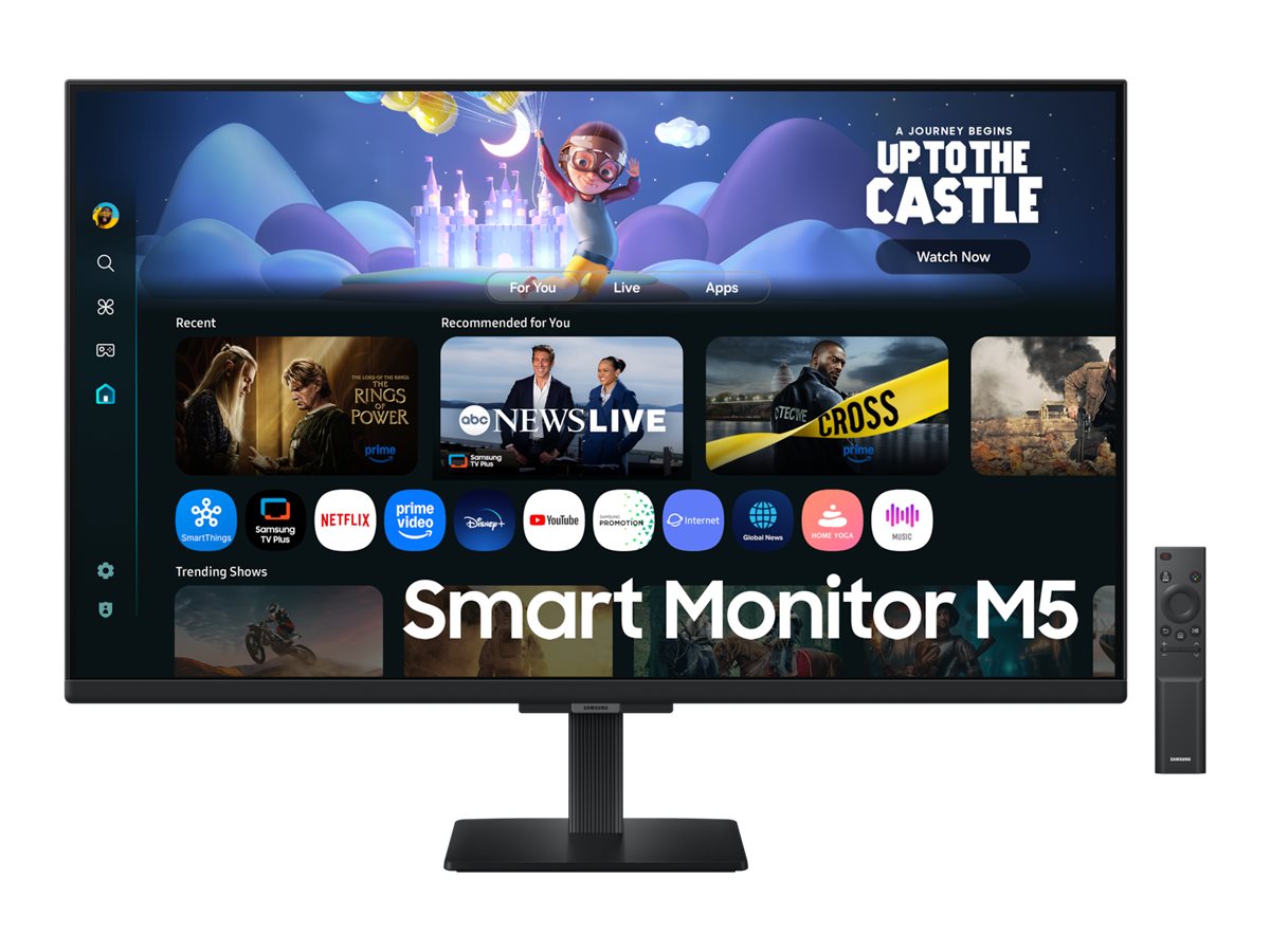SAMSUNG LS32FM500EUXEN 32p FHD Smart Monitor M50F White Smart TV Apps Airplay 2HDMI