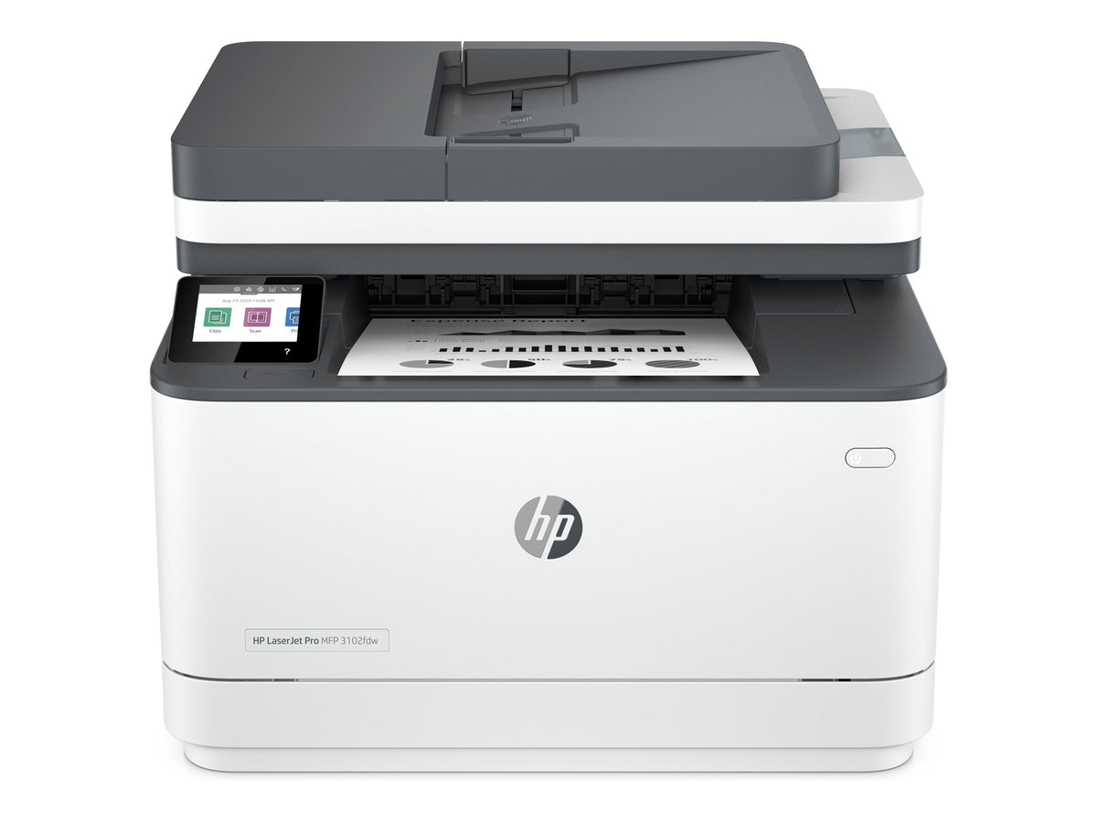 HP LaserJet Pro MFP 3102fdw MFP Mono B/W laser A4 33ppmcopy 33ppmprint 250 sheets USB 2.0 LAN Wi-Fi Bluetooth