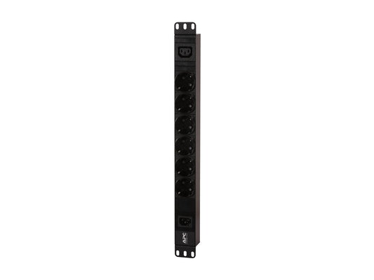 APC Easy PDU EPDU1010B-SCH Basic 1U 10A 230V 6x Schuko & 1x C13 C14 stekker