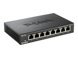 D-LINK 8-port 10/100/1000Mbps Gigabit Ethernet Switch - Metal Housing