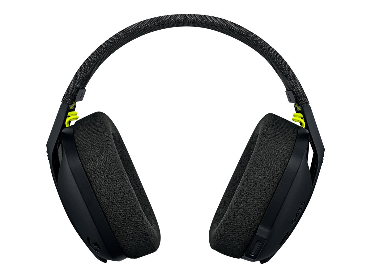LOGITECH Lightspeed G435 Headset full size Bluetooth / 2.4 GHz radio frequency wireless black Discord Certified