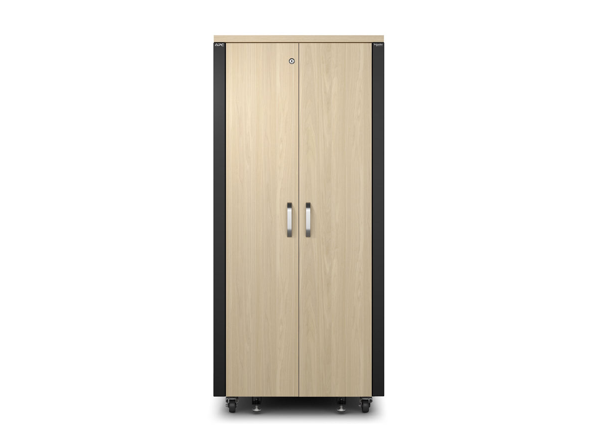 APC NetShelter Soundproof Server Rack 32U 230V 1666H x 750W x 1134D mm Maple