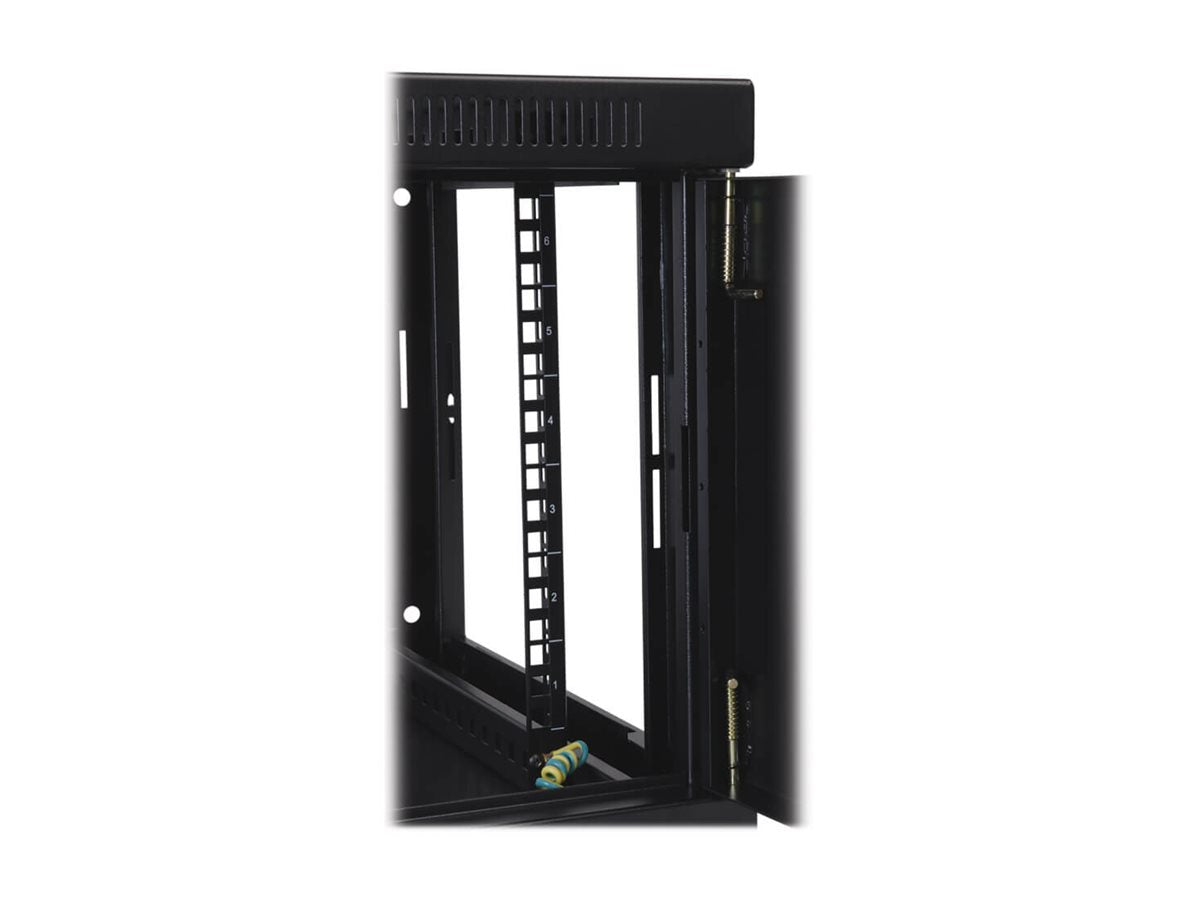 EATON TRIPPLITE 10U Wall Mount Rack Enclosure Server Cabinet w/Swinging Door Acrylic Window Rack cabinet wall mountable BK 10U 19