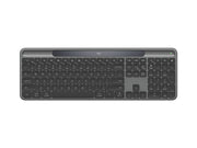 Logitech Signature Slim Solar+ K980 for Business clavier Universel RF sans fil + Bluetooth QWERTY US International Graphite