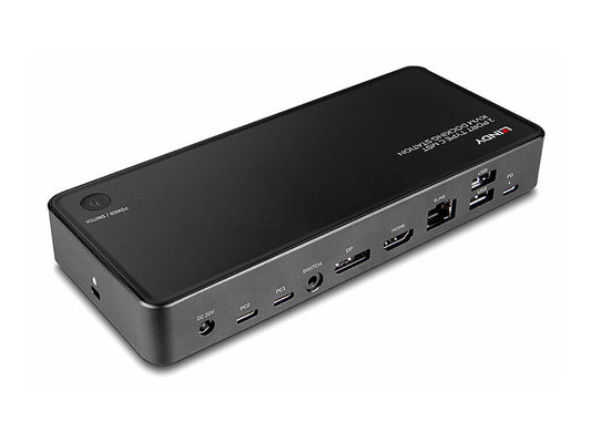 LINDY 2 Port Type C MST KVM Docking Station