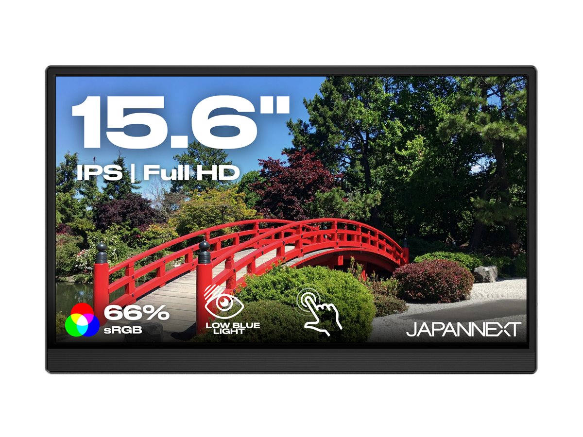 JAPANNEXT - Écran LCD Tactile Nomade - 15.6p - 1920x1080 FHD 60 Hz - IPS - 30 ms - Garantie 3 ans