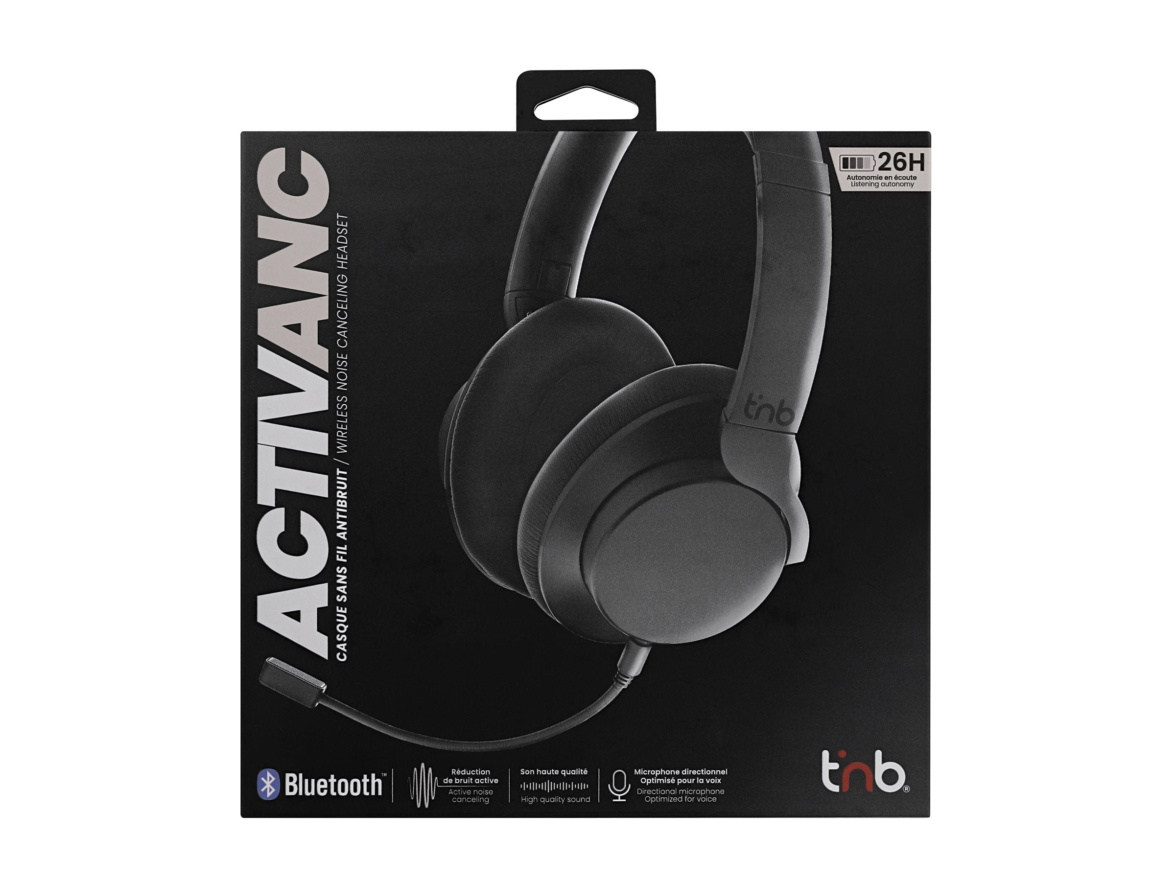 TNB Bluetooth headset microphone with active noise reduction