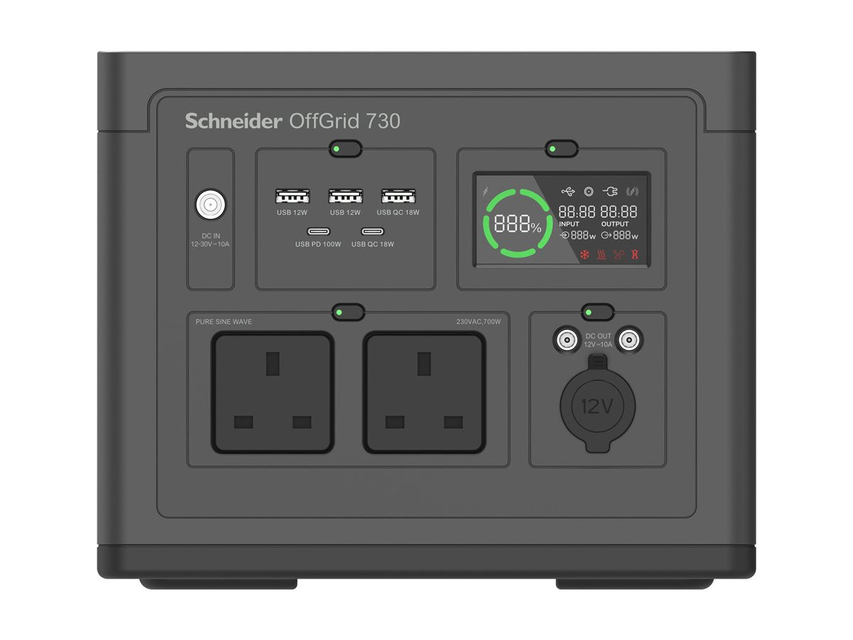 APC Schneider OffGrid Portable Power Station 730 738Wh Lithium-ion 2 UK Sinewave