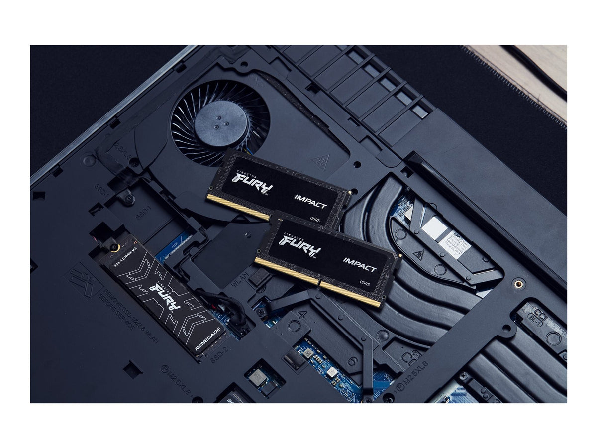 KINGSTON FURY Impact 32Go 6400MT/s DDR5 CL38 SODIMM Kit of 2 XMP