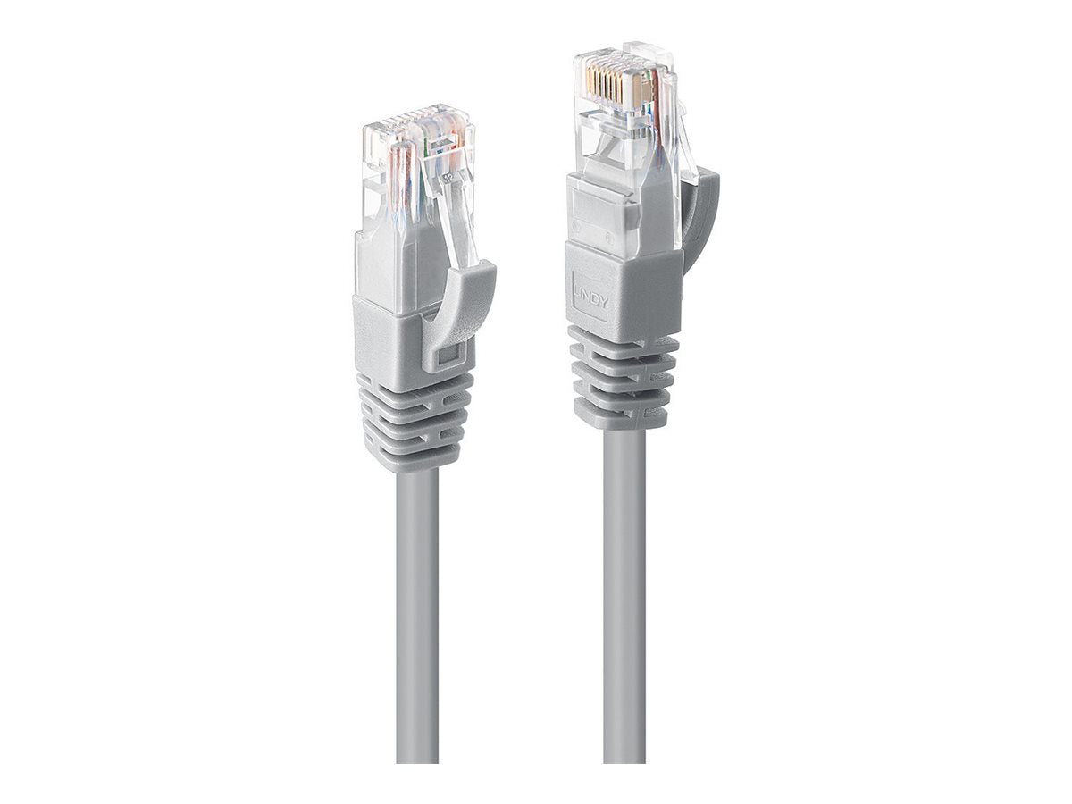 LINDY Cat.6 UTP Cable Grey 1m