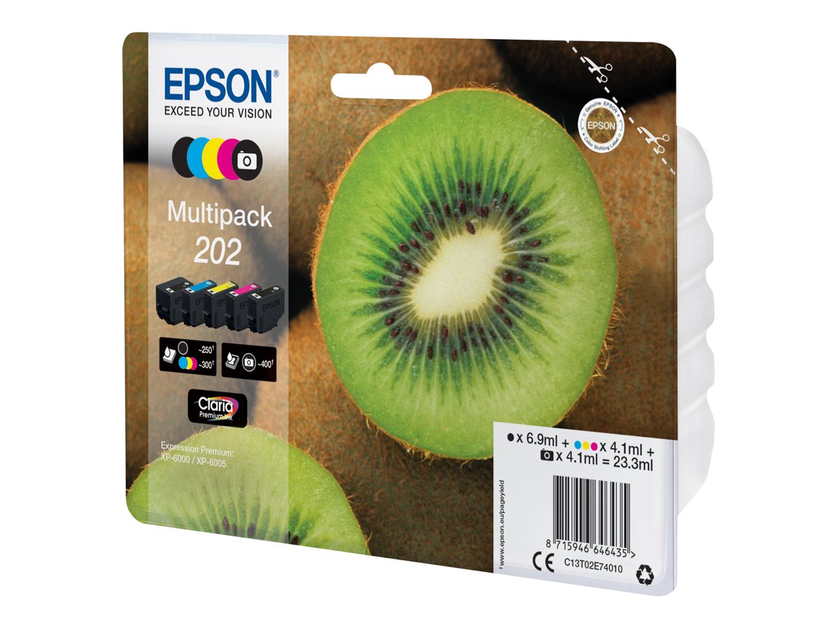 EPSON 1LB Multipack 5-farbig 202 Kiwi Clara Premium Ink