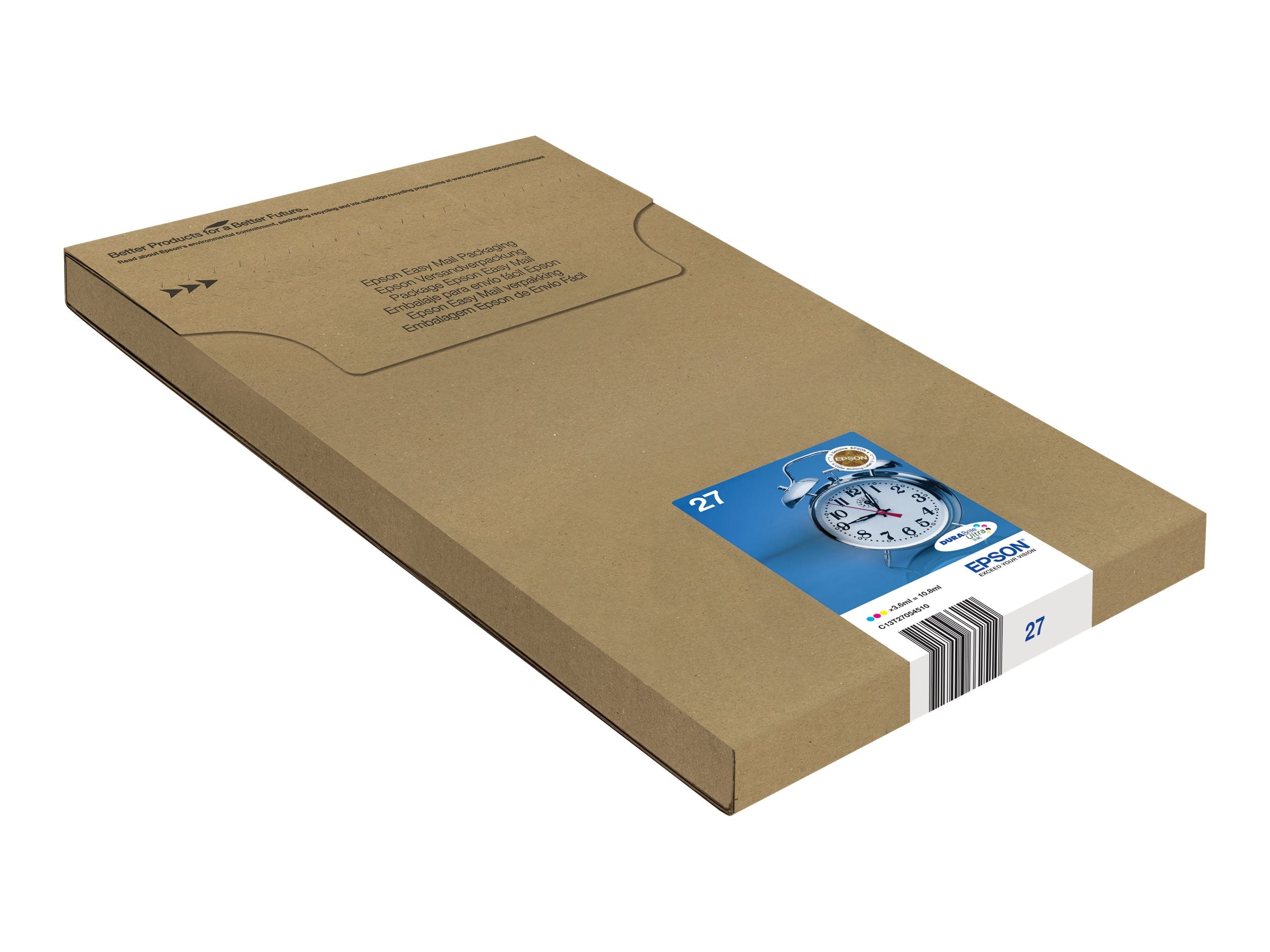 EPSON 1LB Multipack 3-clr 27 DURABrite Ultra Ink EasyMail