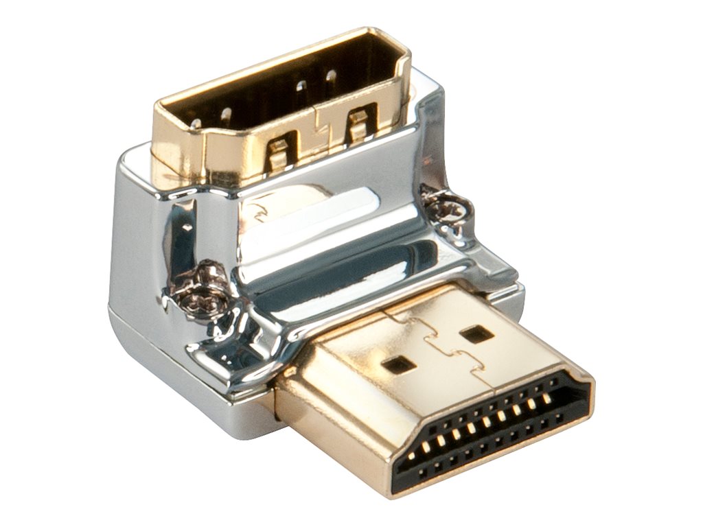 LINDY CROMO HDMI Adapter 90degree Down Connector type AM to AF