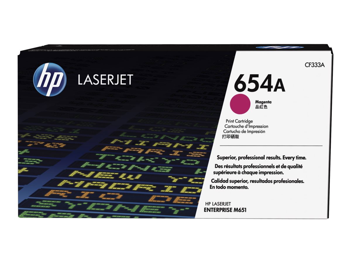 HP 654A original Toner cartridge CF333A magenta standard capacity 15.000 pages 1-pack