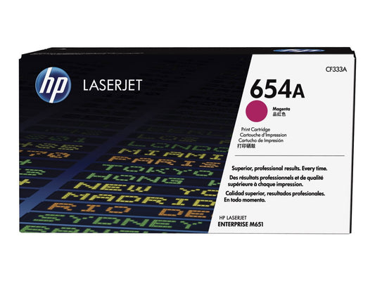 HP 654A original Toner cartridge CF333A magenta standard capacity 15.000 pages 1-pack