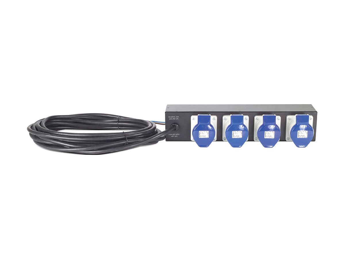 APC Basic Rack PDU Rack AC 230V input hardwire output connectors 4 IEC 60309 2U 19 8.5m cord Black