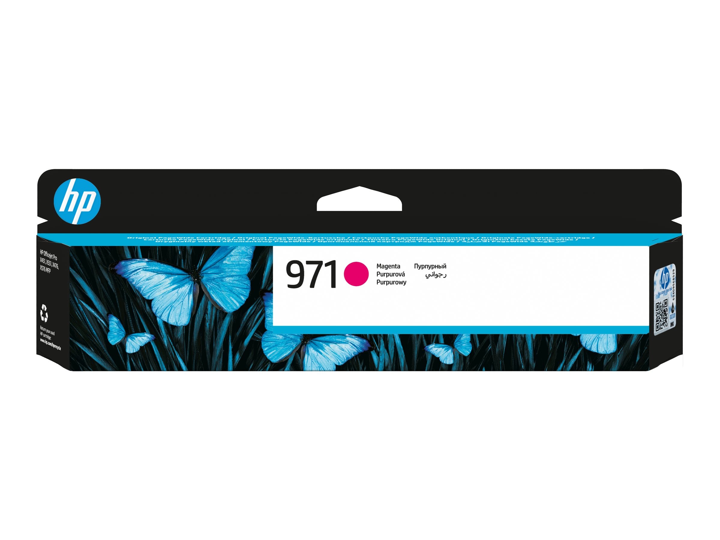 HP 971 original Ink cartridge CN623A magenta