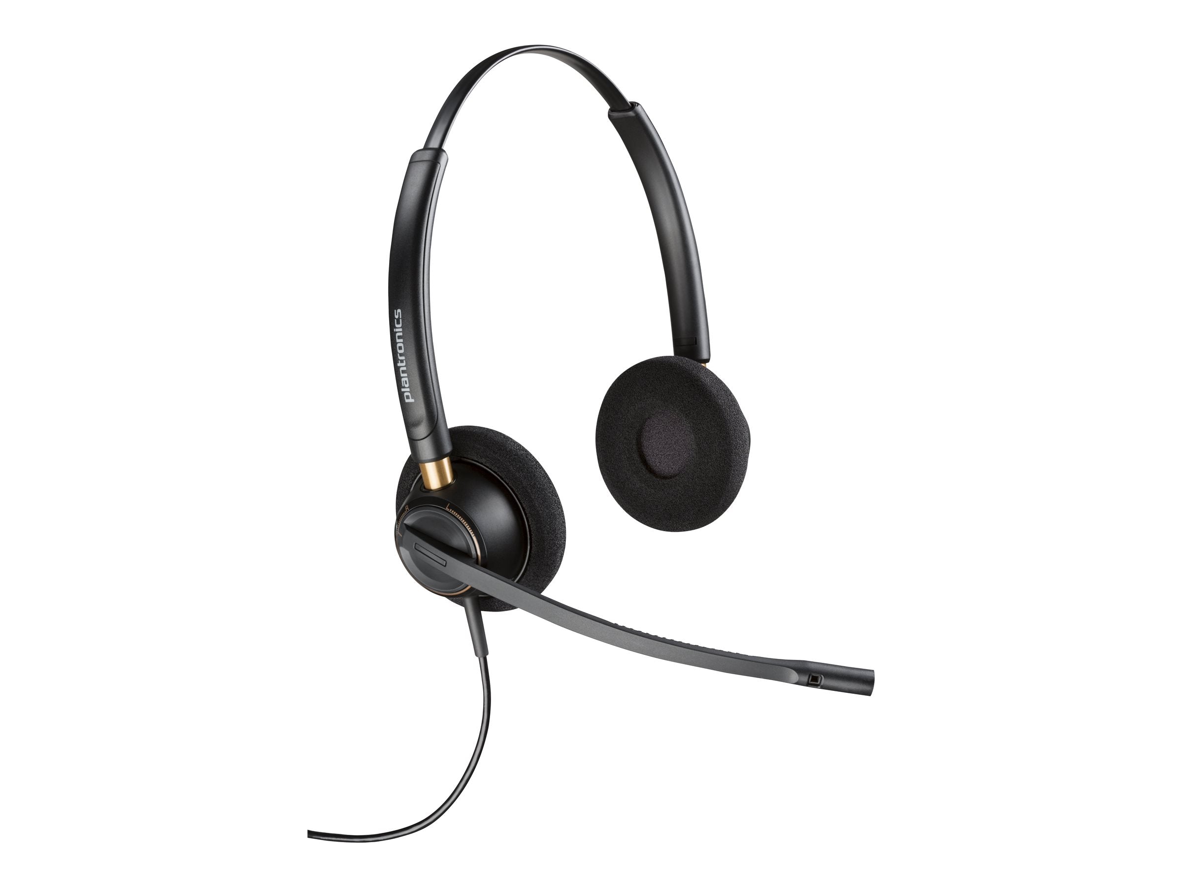 HP Poly EncorePro 520D with Quick Disconnect Binaural Digital Headset TAA Avec fil Arceau Appels/Musique Noir
