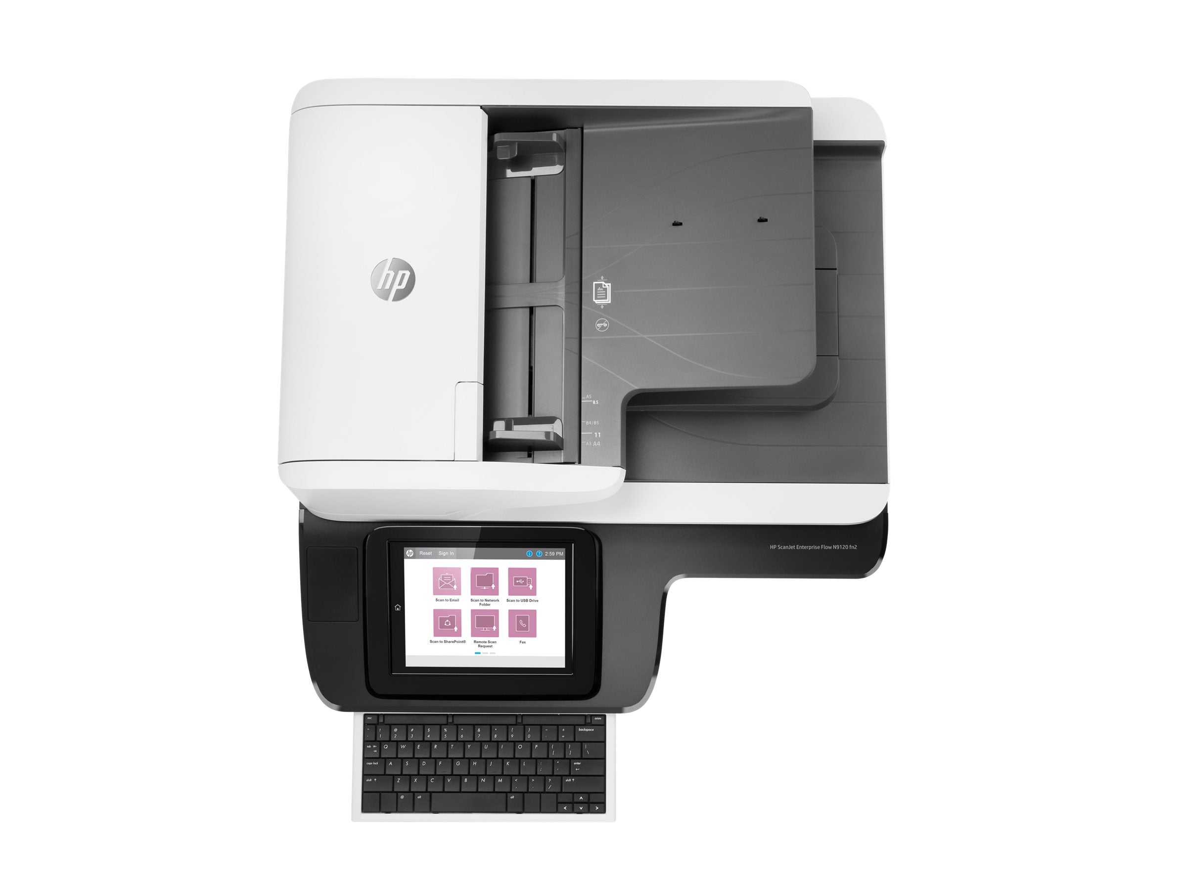 HP ScanJet Enterprise Flow N9120 fn2 Document scanner CIS Duplex 297x864mm 600dpix600dpi 120ppm ADF 200sheets 20000scans USB LAN