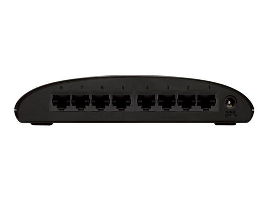D-LINK Switch 8 Ports RJ45 10/100 MBPS Non Rackable - Non Manageable