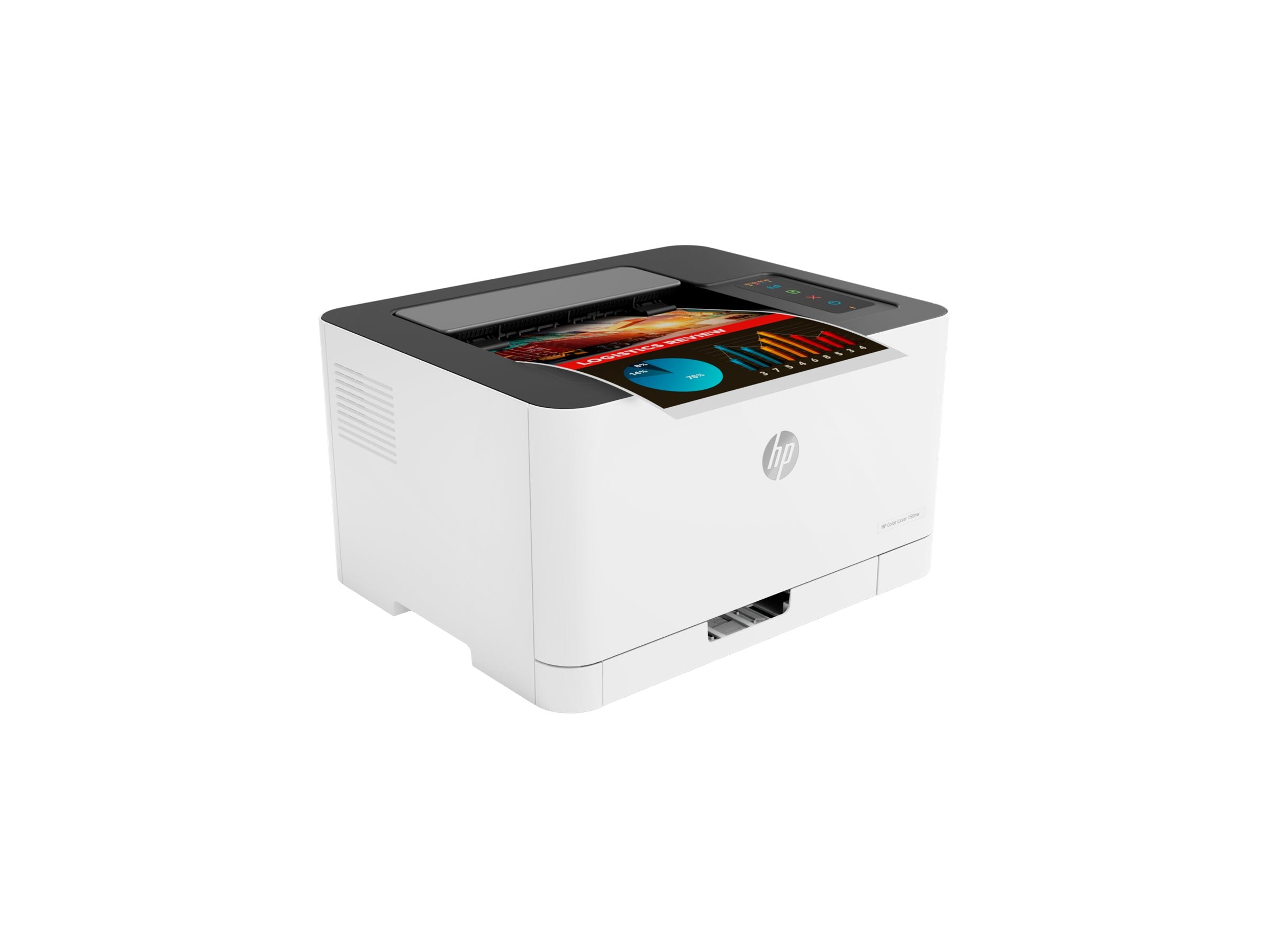 HP Color Laser 150nw Printer colour laser A4 600x600dpi 4ppm colour 18ppm capacity 150 sheets USB 2.0 LAN Wi-Fi