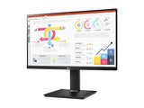 LG 24QP750P-B Écran LED - 24"-2560 x 1440 QHD @ 75 Hz - IPS - 300 cd/m² - 1000:1 - HDR10 - 5 ms - HDMI, DisplayPort, USB-C