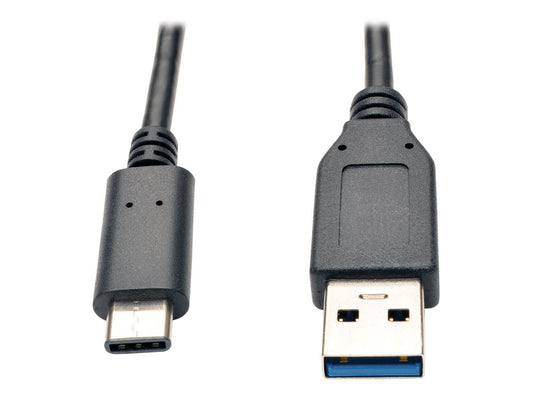 EATON TRIPPLITE USB-C to USB-A Cable M/M USB 3.1 Gen 2 10Gbps Thunderbolt 3 Compatible 3ft. 0.91m