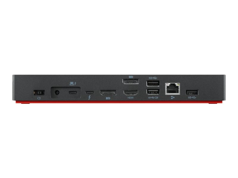 LENOVO ThinkPad Thunderbolt 4 WorkStation Dock - Thunderbolt 4 - HDMI, 2 x DP, 2 x Thunderbolt - 1GbE - 300 Watt