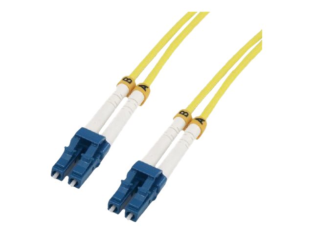MCL LC/LC duplex singlemode 9/125 OS2 optical fiber - 5m