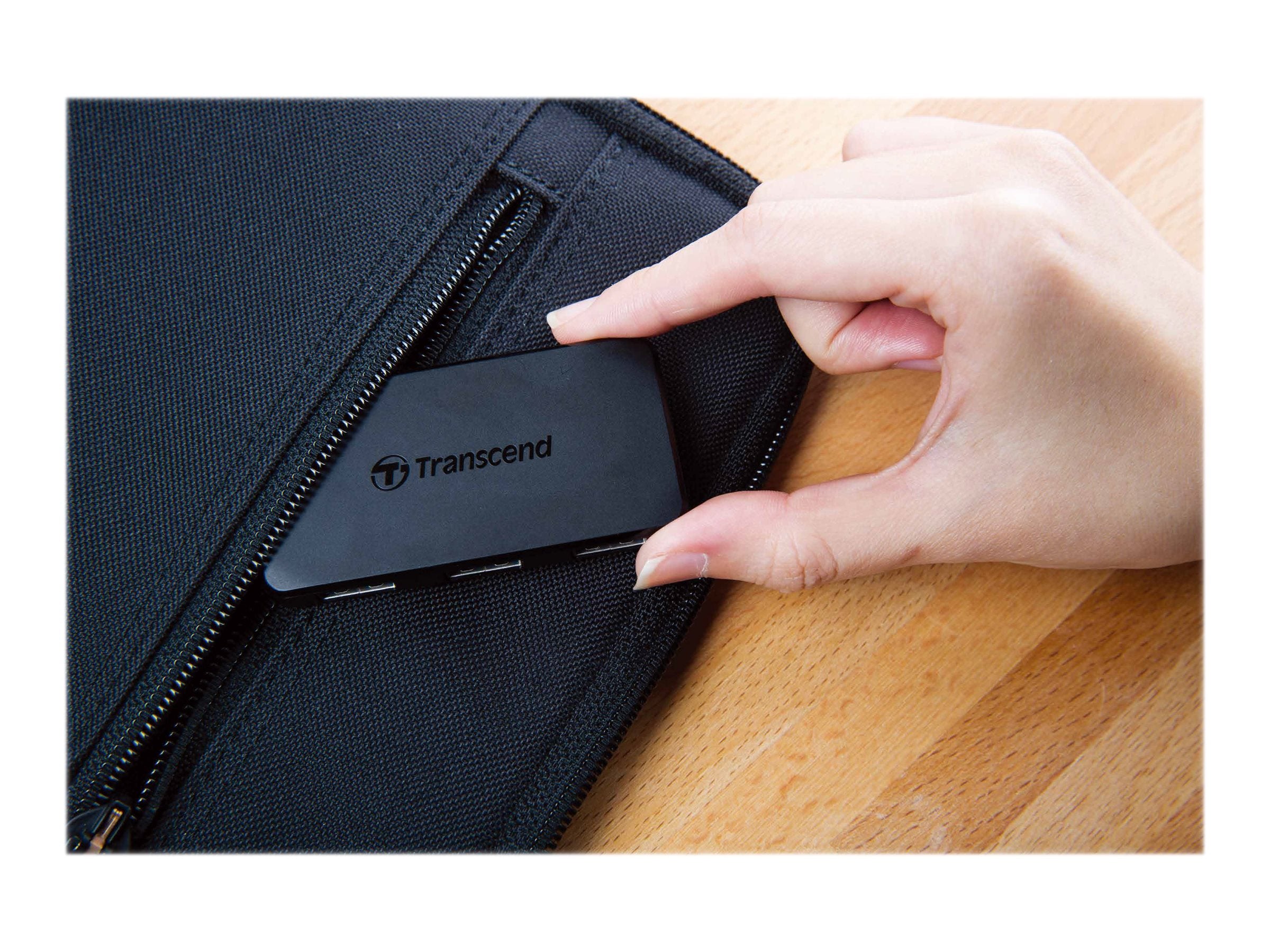 TRANSCEND HUB2 Concentrateur hub 4 x SuperSpeed USB 3.0 Ordinateur de bureau