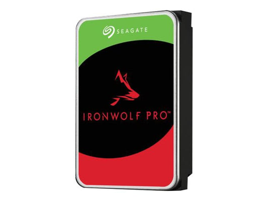 SEAGATE Ironwolf PRO Enterprise NAS HDD 8To 7200rpm 6Gb/s SATA 256Mo cache 8.9cm 3.5p 24x7 for NAS & RAID Rackmount Systeme BLK