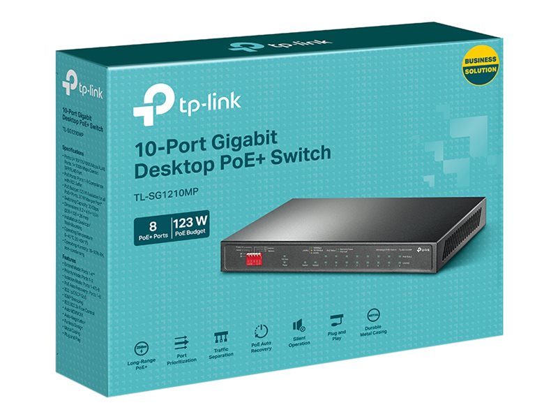 10-Port Gigabit Desktop Switch 8-Port