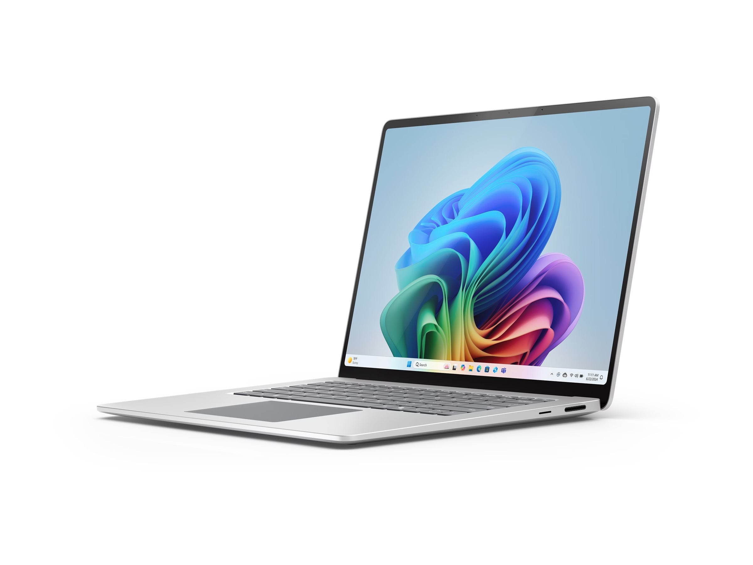 MICROSOFT Surface Laptop 7 - Snapdragon X Elite - 15p - 16Go - 256Go - W11P - Platine - PC - Ordinateur Portable - AZERTY