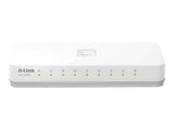 D-LINK 8 ports 10/100 Mbps - Plastique - Conception économe en énergie et silencieuse