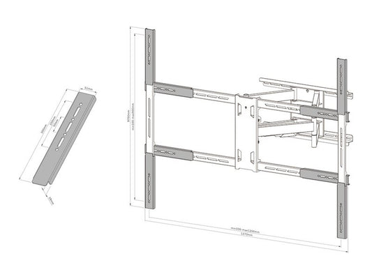 NEOMOUNTS AWLS-950BL1 Kit dextension VESA 55-110p - max 125 kg