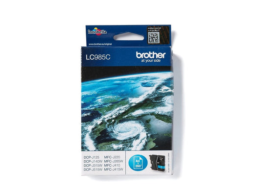 BROTHER LC-985 cartouche dencre cyan capacité standard 260 pages pack de 1
