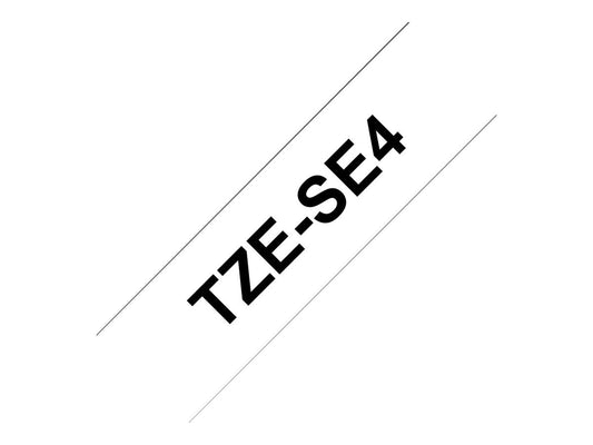 BROTHER P-TOUCH TZE-SE4noir sur security blanc textile 18