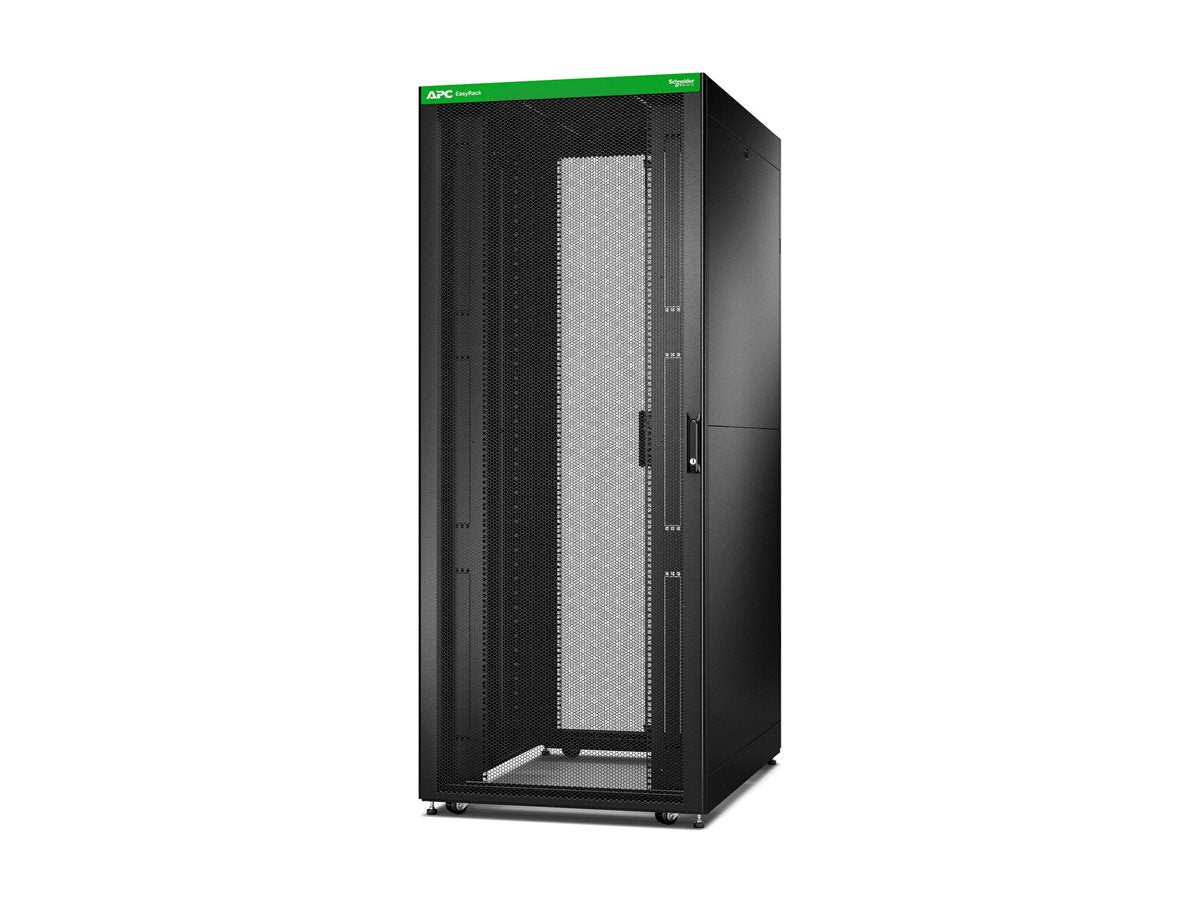 APC Easy Rack 42Ux800x1200 Roof/Side panel/castors/feet No Bottom 4Brackets black