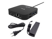 I-TEC USB-C Dual HDMI DS 2xHDMI 1xGLAN 2xUSB-A 3.2 2xUSB 2.0 1xUSB-C Gen2 1xUSB-C Gen1 1xAudio/Mic Jack 1x100W USB-C PD+Charger 100W